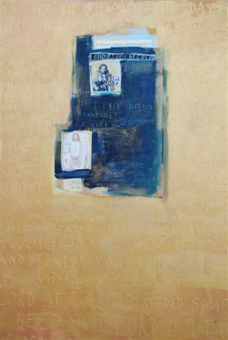David McGough painting Van Morrison 